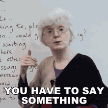 You Have To Say Something Gill GIF - You Have To Say Something Gill Engvid GIFs