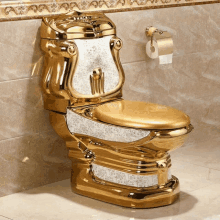 Golden Toilet GIF - Golden Toilet GIFs