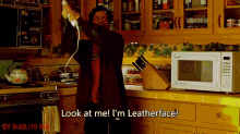 Leatherface Look At Me GIF - Leatherface Look At Me Unplug GIFs