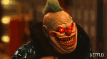 Wave Scary Clown GIF - Wave Scary Clown The Curse Of Bridge Hollow GIFs