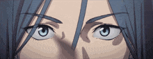a close up of a person 's eyes with a shadow on them