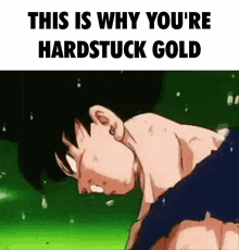 Goku Super Saiyan GIF - Goku Super Saiyan Gold Rank GIFs