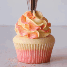 Cupcake Dessert GIF - Cupcake Dessert Pink Rose Cupcakes GIFs