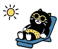 a black and white cat wearing sunglasses is sitting in a chair eating a sandwich .