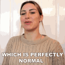 Which Is Perfectly Normal Tracy Kiss GIF - Which Is Perfectly Normal Tracy Kiss Very Normal GIFs