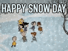 Happy Snow Day Snowed GIF - Happy Snow Day Snowed Happy Dance GIFs