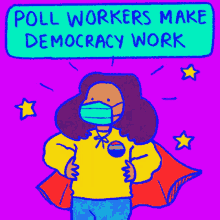 Poll Workers Make Democracy Work Democracy GIF - Poll Workers Make Democracy Work Democracy Pollworker GIFs