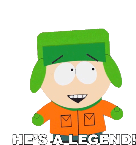 Hes A Legend Kyle Sticker - Hes A Legend Kyle South Park Stickers