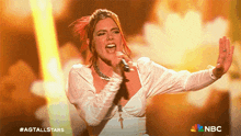 Singing Caly Bevier GIF - Singing Caly Bevier Americas Got Talent All Stars GIFs