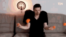 Juggling This Is Happening GIF - Juggling This Is Happening Balls Everywhere GIFs