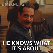 He Knows What It'S About Abe Weissman GIF - He Knows What It'S About Abe Weissman Tony Shalhoub GIFs