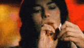 Lena Headey Sarah Connor Smoking Tscc GIF