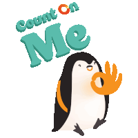 Senoko Count On Me Sticker - Senoko Count On Me Penguin Stickers