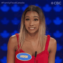 Nodding Jaden GIF - Nodding Jaden Family Feud Canada GIFs