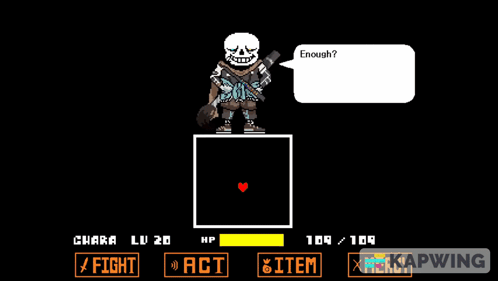 Epic!Sans fight completed 