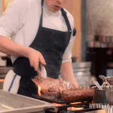 Roasting The Meat Michael Eckles GIF