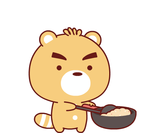 Fried Rice Cooking Sticker - Fried Rice Cooking Cute Stickers