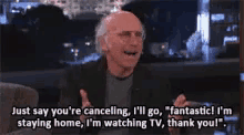 I'M Staying Home, Watching Tv, Thank You! GIF - Staying Home Im Staying Home Cancelling GIFs