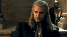 the witcher geralt of rivia stare handsome