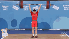 lifting barbell bow drop hold winner