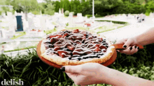 Berry Nutella Pizza Pizza GIF