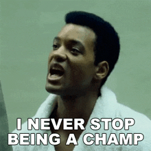 I Never Stop Being A Champ Cassius Clay GIF - I Never Stop Being A Champ Cassius Clay Muhammad Ali GIFs