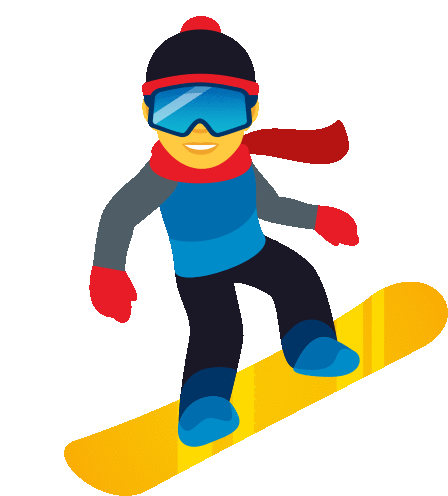 Snowboarder Activity Sticker - Snowboarder Activity Joypixels Stickers