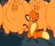 Fox Pigs GIF