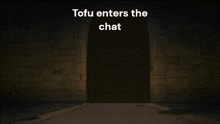 Tofu Tofu Is Here GIF - Tofu Tofu Is Here Tofu Enters Chat GIFs