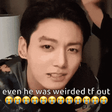 Jungkook Even He Was Weirded Tf Out Nugusum GIF - Jungkook Even He Was Weirded Tf Out Nugusum GIFs
