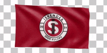 a red flag that says iskender spor kulubu