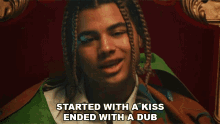 Started With A Kiss Ended With A Dub 24k Goldn GIF