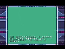 an additional block of free memory is required to save a game in a video game