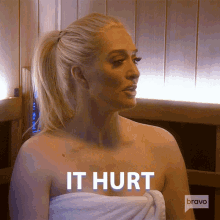 It Hurt Real Housewives Of Beverly Hills GIF - It Hurt Real Housewives Of Beverly Hills Im Hurt GIFs