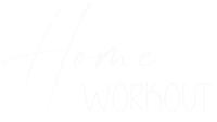 a white background with the words `` home workout '' and a heart in the middle .