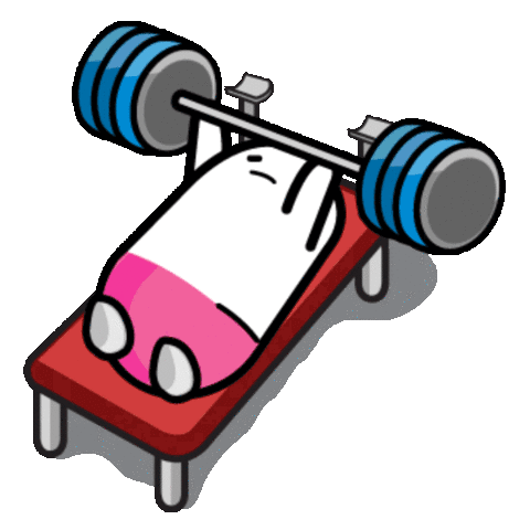 Weightlifter Exercise Sticker - Weightlifter Exercise Gyms Stickers