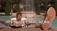 Billy Madison Nudie GIF - Billy Madison Nudie Magazine Day GIFs