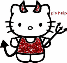 Pls Help Hello Kitty GIF - Pls Help Hello Kitty Cats GIFs