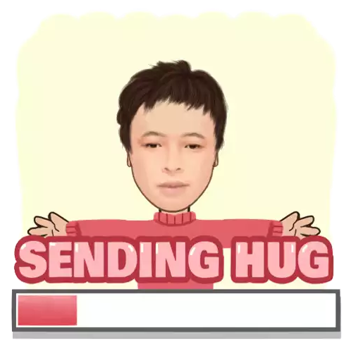 Sending Hug Love Sticker - Sending Hug Love Sending Love Stickers