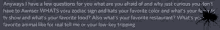 a spider is silhouetted against a gray background with the words anyways i have a few questions