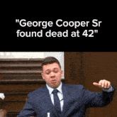 George Cooper George Cooper Dead GIF - George Cooper George Cooper Dead Young Sheldon Dad GIFs