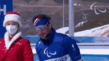 Hello Everyone Para Cross Country Skiing GIF - Hello Everyone Para Cross Country Skiing Benjamin Daviet GIFs
