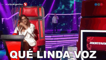 Que Linda Voz Soledad Pastorutti GIF - Que Linda Voz Soledad Pastorutti La Voz Argentina GIFs