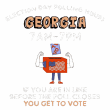 gerogia ga election day polling hours 7am7pm vote