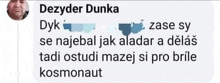 a screenshot of a facebook post with a man 's face and a foreign language .