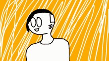 a drawing of a person giving a thumbs up with the word jo written on their chest