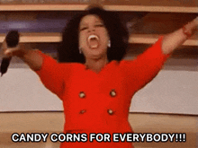 Candy Corn Oprah GIF - Candy Corn Oprah Thanksgiving GIFs