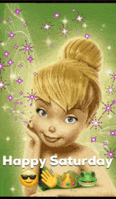 Tinkerbell Happy Saturday GIF - Tinkerbell Happy Saturday Sparkle GIFs