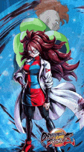 a poster for a video game called dragonball fighters