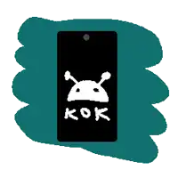 a pixel art drawing of a phone with a spider crawling on it